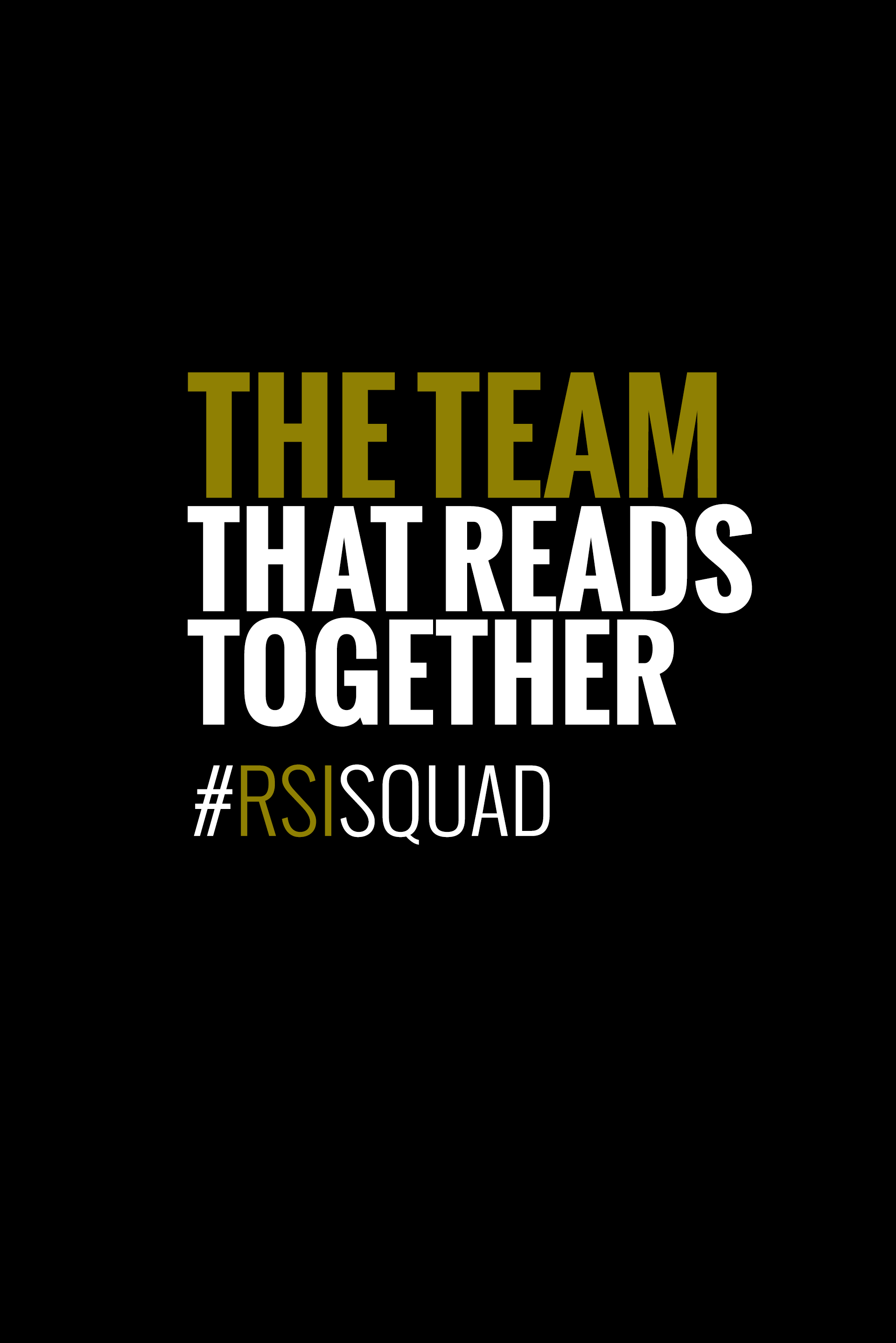 The Team That Reads Together